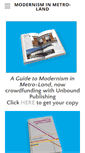 Mobile Screenshot of modernism-in-metroland.co.uk